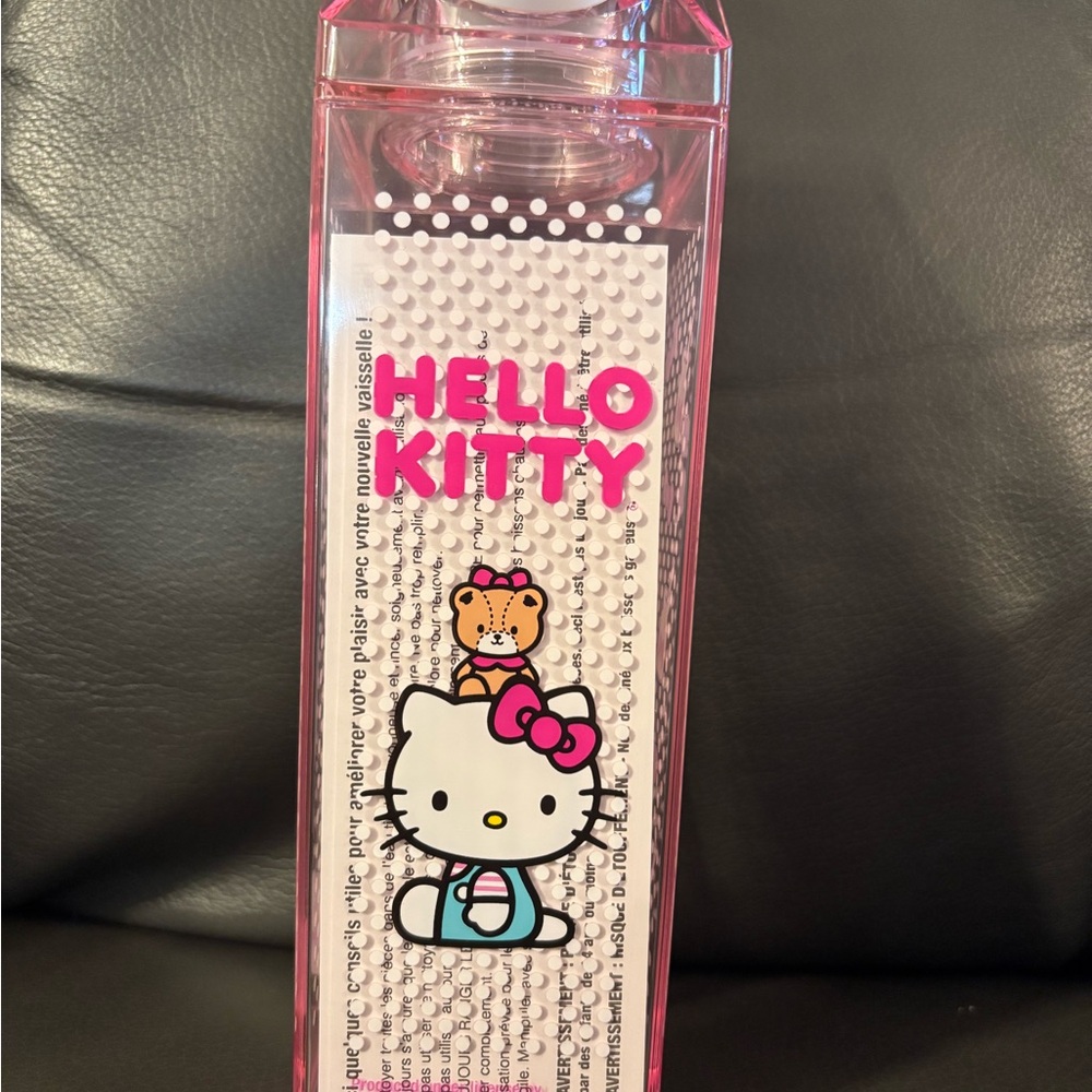 Hello Kitty Pink Plastic Milk Carton